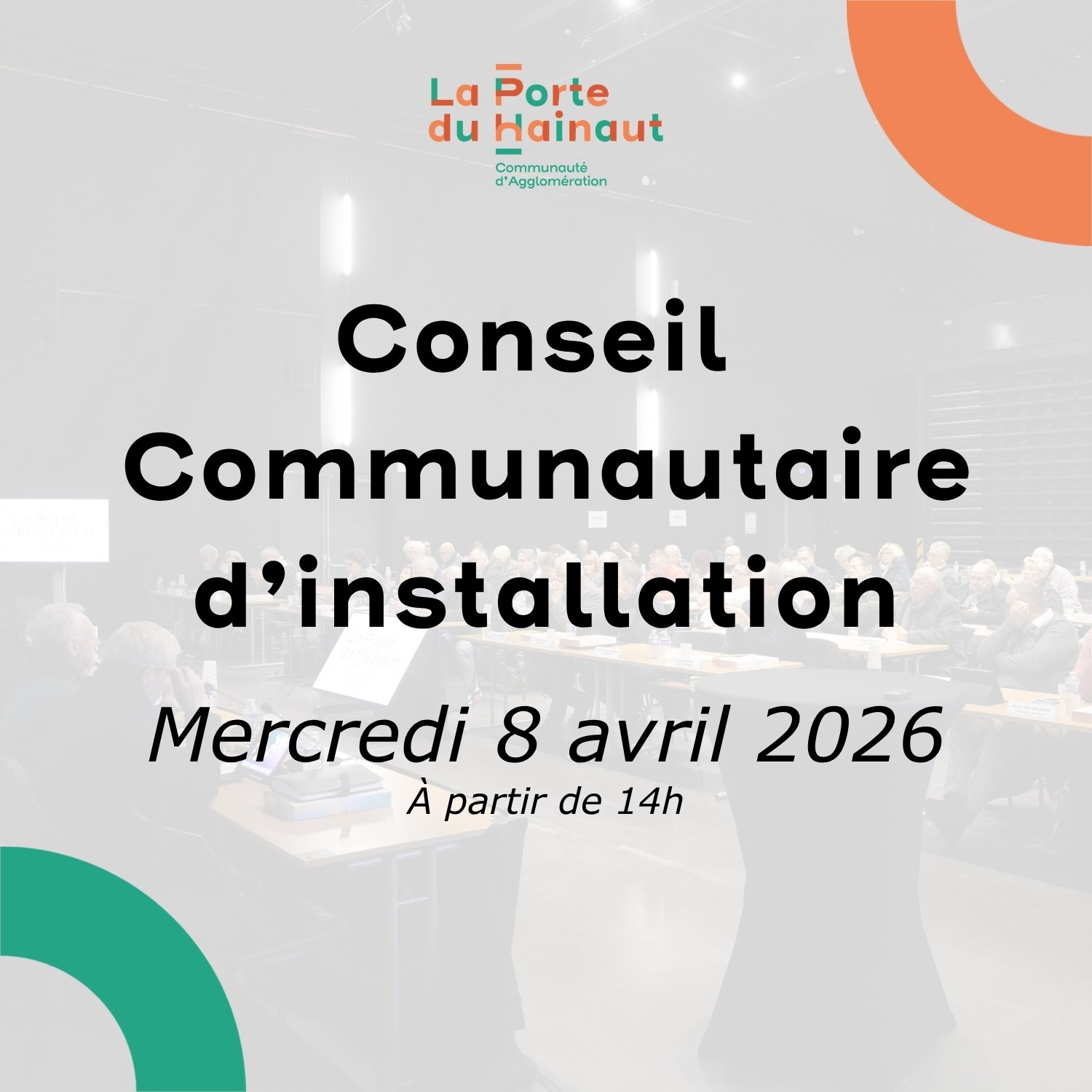 Conseil Communautaire d&rsquo;Installation 08/04/26